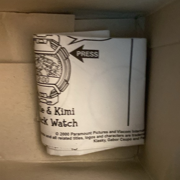 Rugrats In Paris The Movie Tommy Dil Chat Watch 2000 Blue Purple Nickelodeon - Picture 6 of 9